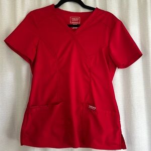 Cherokee women’s red scrub top